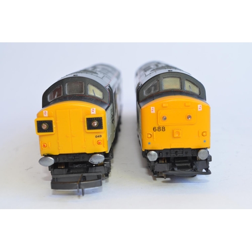 746 - 2 OO gauge Lima Class 37 diesel locomotives. 
37049 