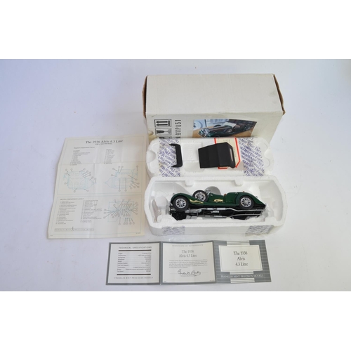 843 - A boxed Franklin Mint 1938 Alvis 4.3 Ltr, with paperwork.
