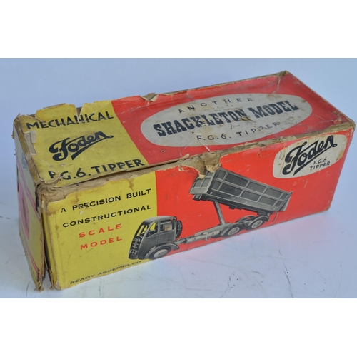 883 - A vintage Shackelton Foden FG6 model, with box, full instructions, parts list etc. Model will need a... 