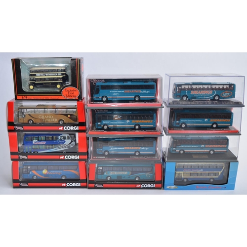 895 - 12 1/76 die-cast bus models from Corgi, Creative Master and Exclusive First Editions. All but 1 limi... 