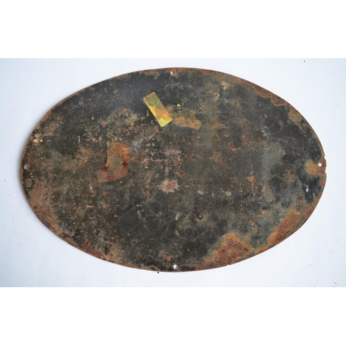 947 - An enamelled steel plate Gargoyle Mobiloil Vacuum Oil Company advertising sign.
L54.8xH36.4cm