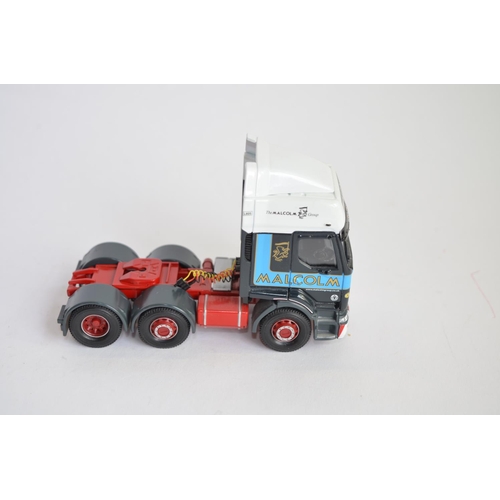 914 - 2 1/50 W.H.Malcolm limited edition truck models by Corgi:
No 75806, 398/2900 M.A.N. Curtainside. 
CC... 