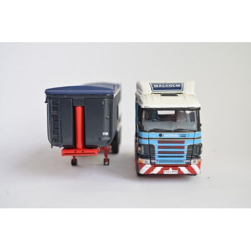 915 - A Corgi 1/50 W.H.Malcolm limited edition (627/4000) Scania 4 Series Bulk Tipper (CC12212), and Corgi... 