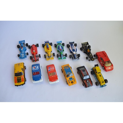 919 - 13 Scalextric car models, all in used condition.