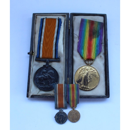 45 - Set of medals awarded to 149 Pte. W. S Lewis RAMC, British War medal 1914 - 1918, Victory medal, inc... 