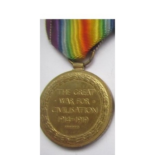 73 - Victory medal awarded to S E - 5452 Sgt. T. M. Clappen, A.V.C.