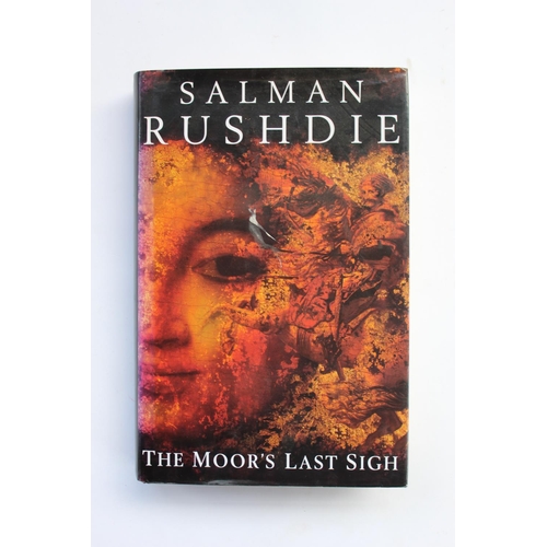 1039 - Rushdie(Salman) The Moors Last Sigh, Jonathan Cape,1st Edition,1995, SIGNED, hardcover w/dust jacket... 
