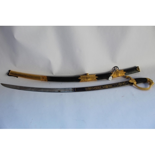 178 - French cavalry sabre with original scabbard