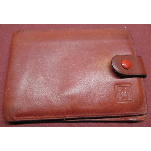 Vintage Rolex leather red card holder - Rolex