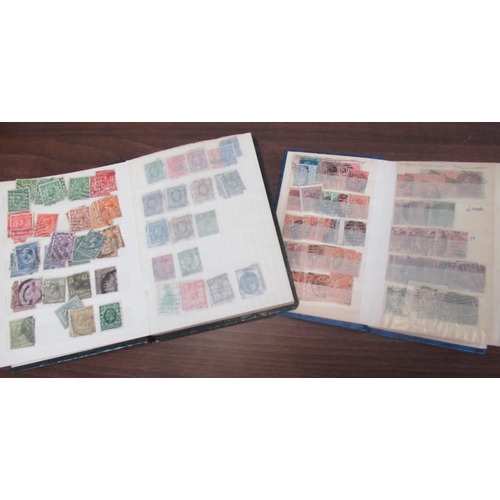 732 - Two pocket albums contianing a large quantity of Victorian to George VI stamps, 1 album all Victoria... 