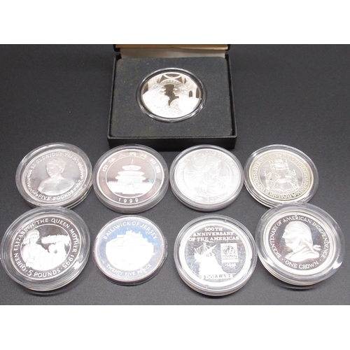 1140 - Collection of various silver proof coins incl. Royal Wedding Eyewitness Medal, seven various encapsu... 