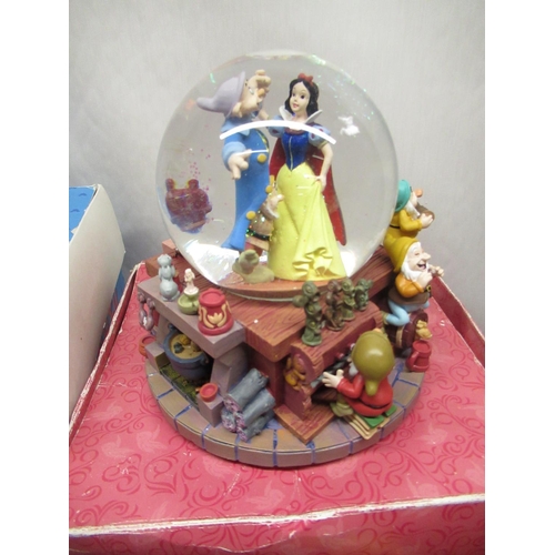 1155 - Collection of Disney Store and other Snow Globes incl. Mickey, Snow White, Cinderella etc and a Disn... 