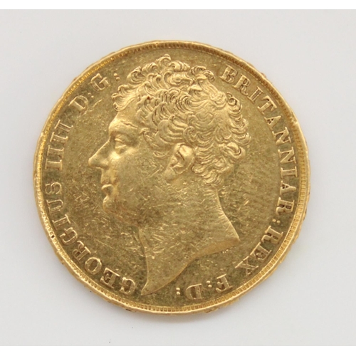 806 - Geo. IV 1823 gold £2 double sovereign, 16.0g