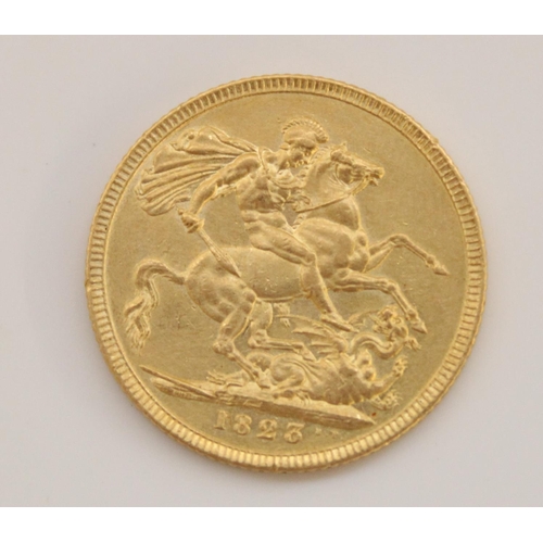 777 - Geo.IV 1823 gold sovereign, 8.0g.