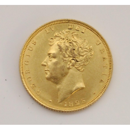 779 - Geo.IV 1825 gold sovereign, 8.0g.