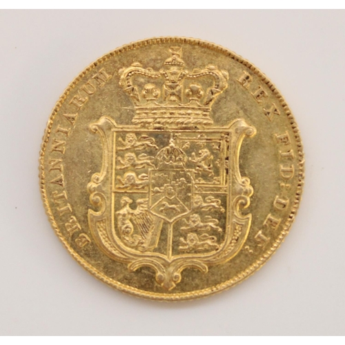 781 - Geo.IV 1827 gold sovereign, 8.0g.