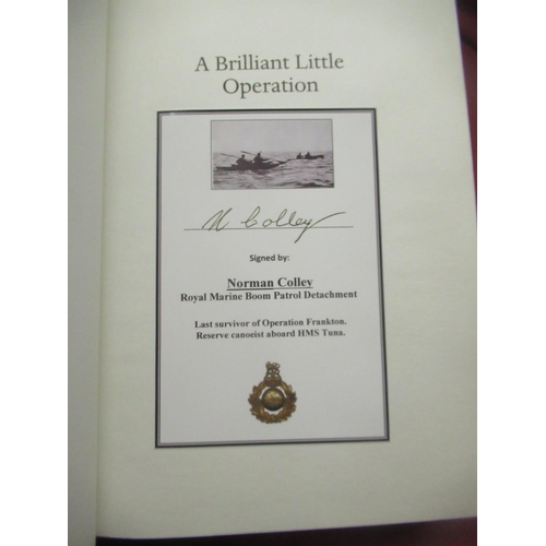 37 - The Battle for Liberty Normandy 1944, multi signed by Lewis Trinder PO Royal Navy HMS Magpie, Lewis ... 