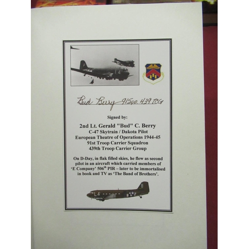 54 - Cooper(Alan W.) Air Battle for Arnhem, Pen & Sword, 2012, loose signed bookplate for 2nd Lt. Gerald ... 