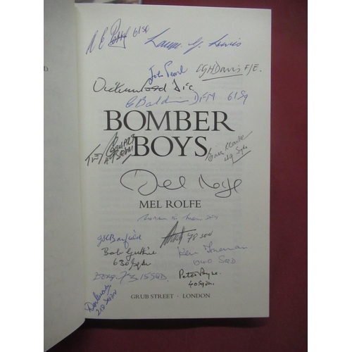 26 - Rolfe (Mel) Bomber Boys, Grub Street,2004, Multi-signed by Mel Rolfe and approximately 47 former pil... 