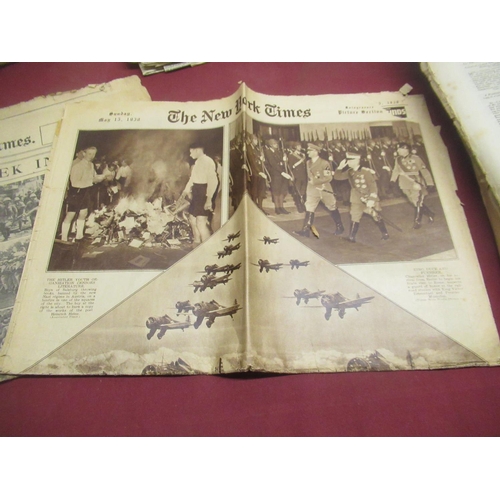 5 - Collection from the 19th & 20th century inc. The New York Times 16th October 1938, The New York Time... 