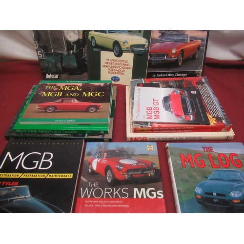 100 - Collection of books relating to MG's inc. Clausager(Anders Ditlev) MG Saloon Cars from the 1920s to ... 