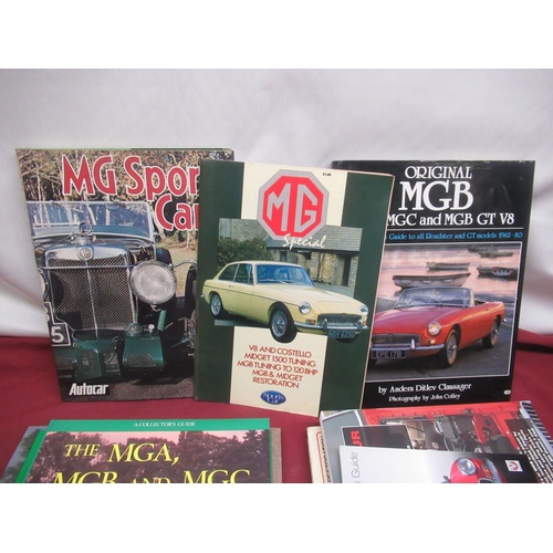 100 - Collection of books relating to MG's inc. Clausager(Anders Ditlev) MG Saloon Cars from the 1920s to ... 