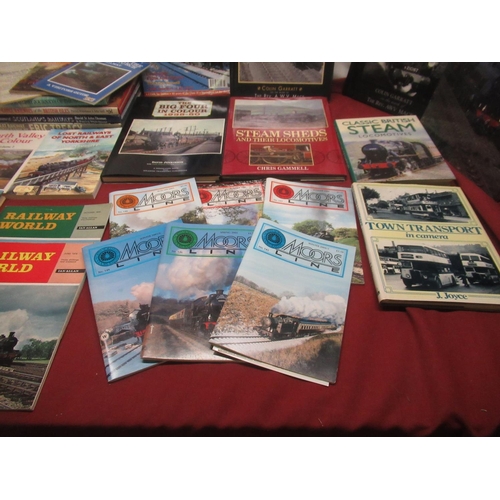 108 - Collection of Railway related books and magazines inc. 6 Moors Line magazines, Gammell(Chris) Steam ... 