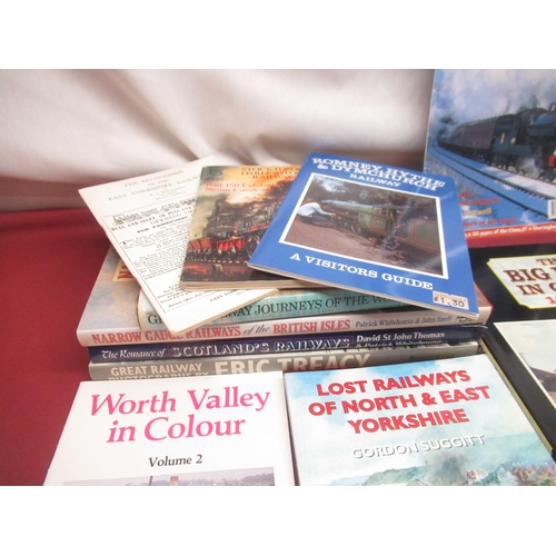 108 - Collection of Railway related books and magazines inc. 6 Moors Line magazines, Gammell(Chris) Steam ... 