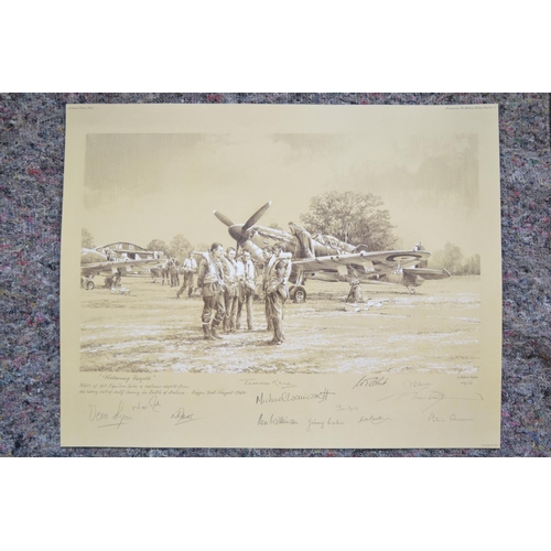 224 - 2 unframed limited edition prints by Robert Taylor, both signed in pencil by the artist and a large ... 