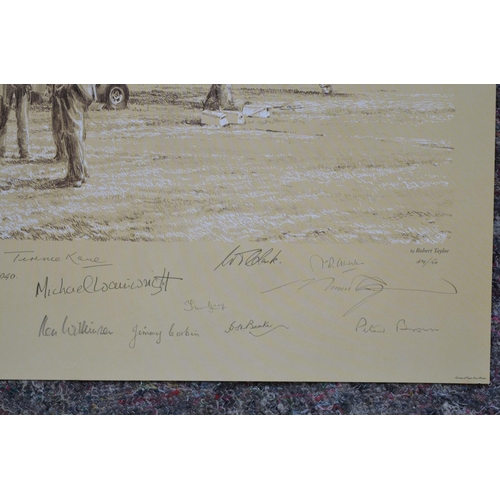 224 - 2 unframed limited edition prints by Robert Taylor, both signed in pencil by the artist and a large ... 