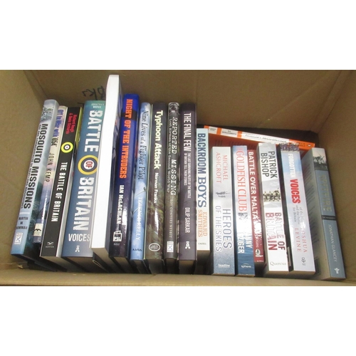 66 - Large collection of books relating to the RAF, Battle of Britain and Fighter Pilots/Aces from WWII i... 