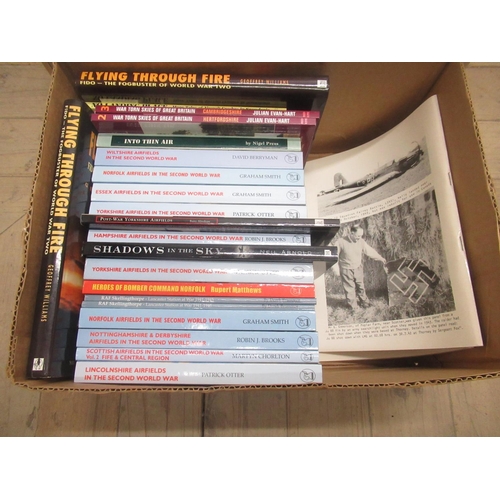 74 - Collection of books relating to WWII Airfields in the UK and Losses and Victories of RAF Fighter squ... 