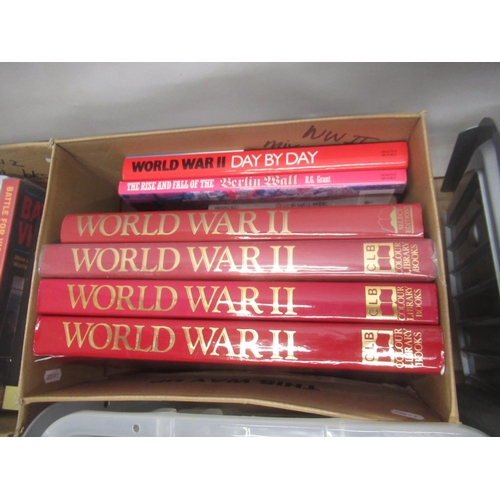 76 - Large collection of books relating to WWII covering the Home Front, general information, Military Un... 