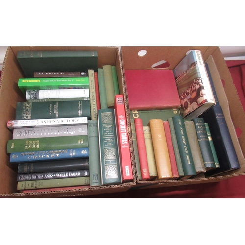 90 - Collection of Cricket related books (39 in 2 boxes)