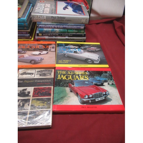 98 - Collection of books relating to Jaguar cars inc. Skilleter(Paul) Jaguar Sports Car, Haynes, Reprint,... 