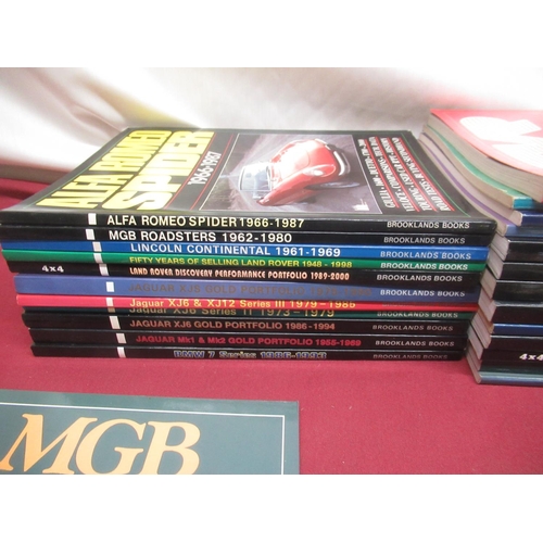 99 - Collection of Brooklands Books on cars inc. BMW 2002 1968-1976, MGB GT 1965-1980, Alfa Romeo Spider ... 