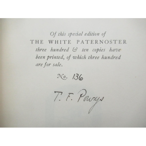 127 - Powys(T.F.) The White Paternoster and Other Stories, Chatto & Windus, 1930, Signed special edition n... 