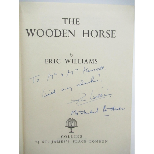 131 - Williams(Eric)- The Tunnel, Collins, 1951, Signed, hardback & The Wooden Horse, Collins, 5th Impress... 