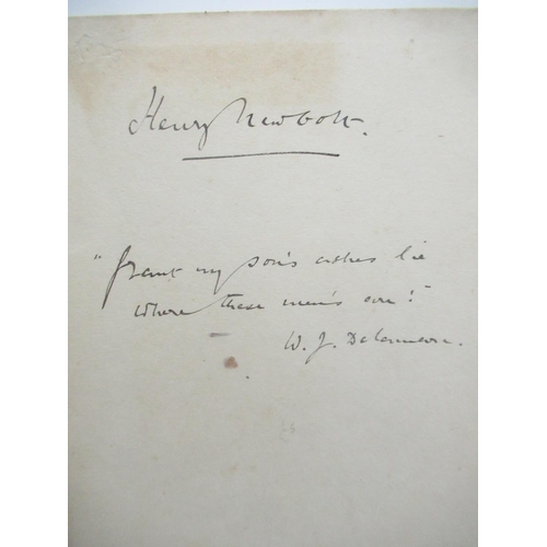 136 - Newbolt(Henry) Poems New and Old, John Murray, Reprint,1919,Signed by author with quote written unde... 