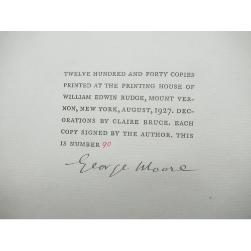 139 - Moore(George) The Making of an Immortal, The Bowling Green Press, Signed Limited Edition no. 90 of 1... 