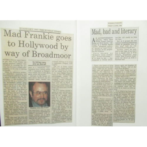 142 - Fraser(Frankie) Mad Frank Memoirs of a Life of Crime, Little Brown and Company,1994, Signed by autho... 