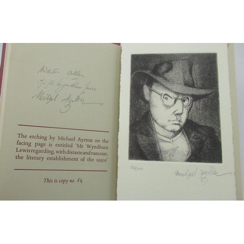 153 - Lewis(Wyndham) The Roaring Queen, Secker & Warburg, 1st Ed. 1973, with Etching of Mr Wyndham Lewis b... 