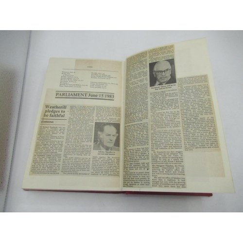 159 - Laundy(Philip) The Office of Speaker, Cassell and Company, 1st Ed. 1964, Signatures from Betty Booth... 