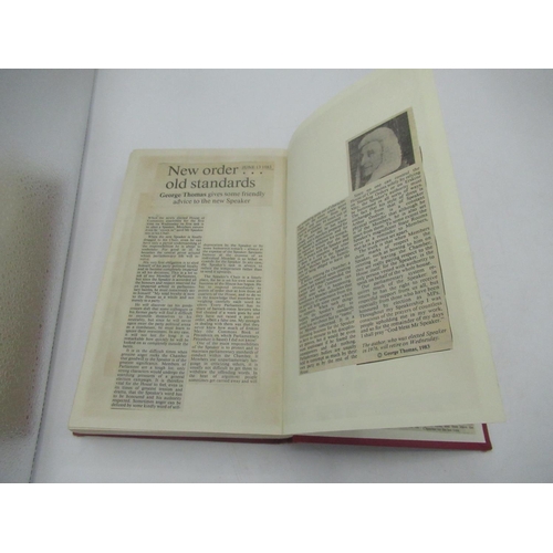 159 - Laundy(Philip) The Office of Speaker, Cassell and Company, 1st Ed. 1964, Signatures from Betty Booth... 