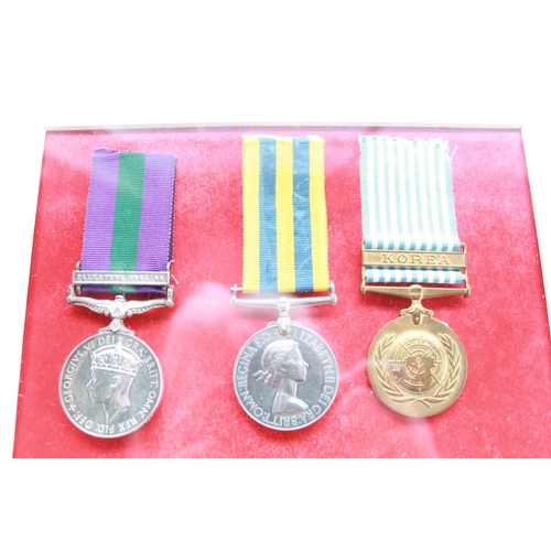 342 - Post WW2 British medal group for 14126671 Pte W James ACC Palestine 45-48,  22220320 Cpl W James ACC... 