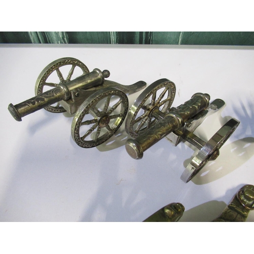 273 - Eight various model cannons, Gatling gun, etc