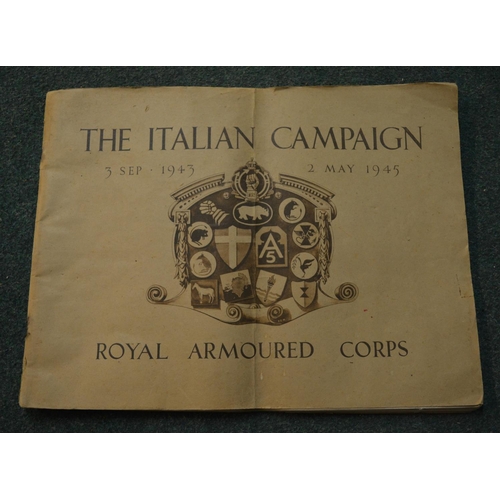 278 - Extensive collection of The Great War magazine, landscape booklets on Italian campaign 1943 - 1945, ... 