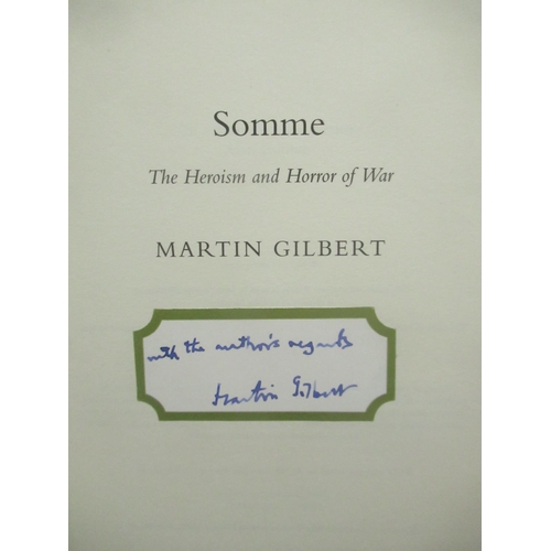 174 - Gilbert(Martin) Never Again A History of the Holocaust, HarperCollins, 1st Ed. 2000, Signed, newspap... 