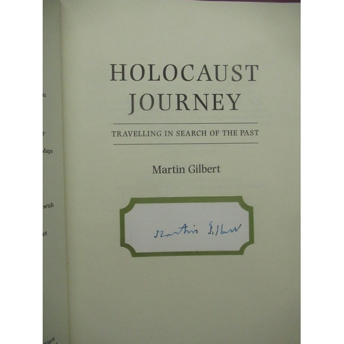 174 - Gilbert(Martin) Never Again A History of the Holocaust, HarperCollins, 1st Ed. 2000, Signed, newspap... 