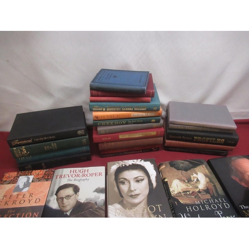 182 - Large collection of Biographies and Autobiographies, either Signed or with Signatures glued in, some... 